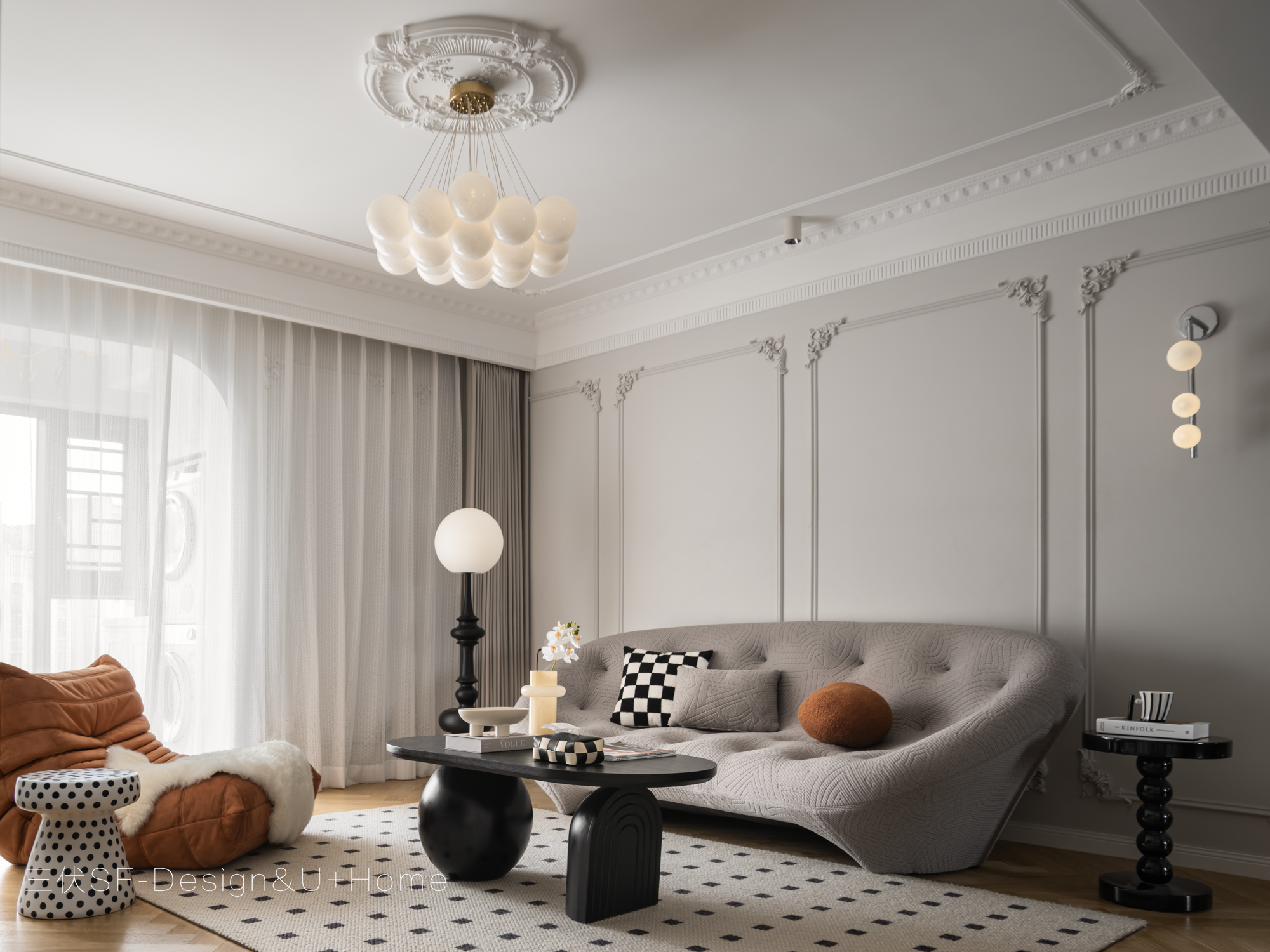 简约与浪漫共融的法式复古住宅-17