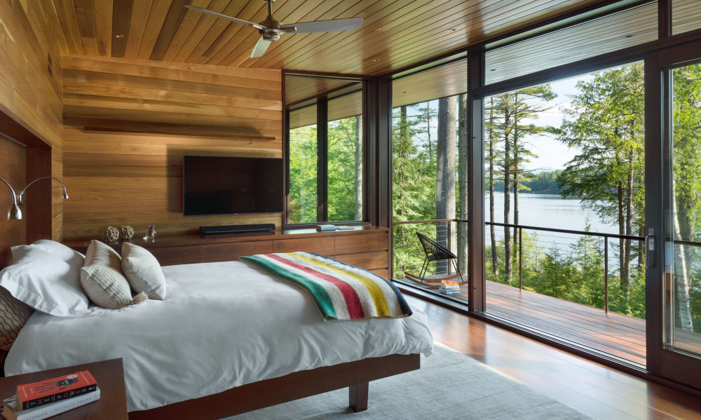 美国俯瞰湖边住宅（2018）Murdough Design Architects-33