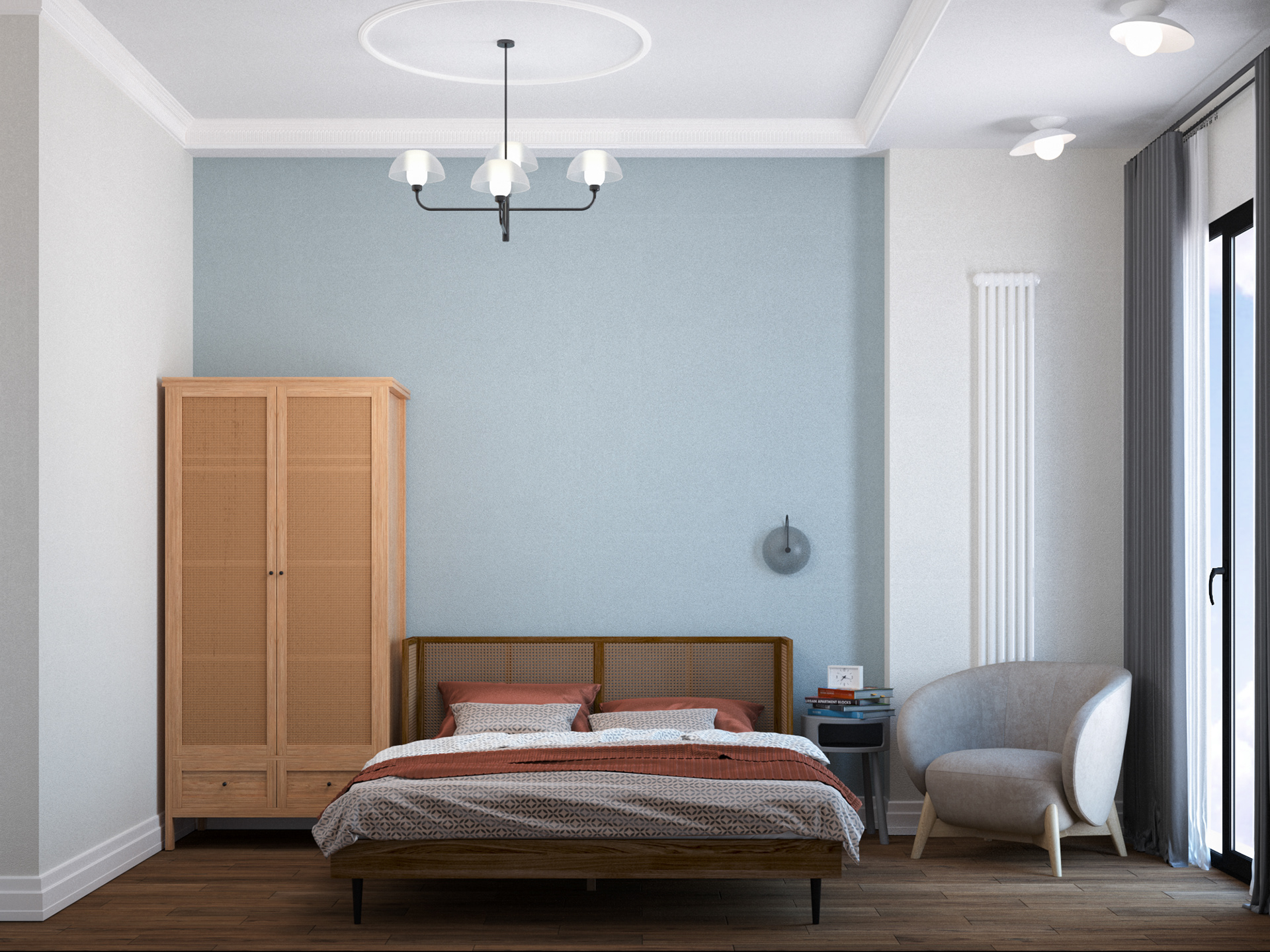 Визуализация квартиры 101,5м². Дизайн Carmine Home-13