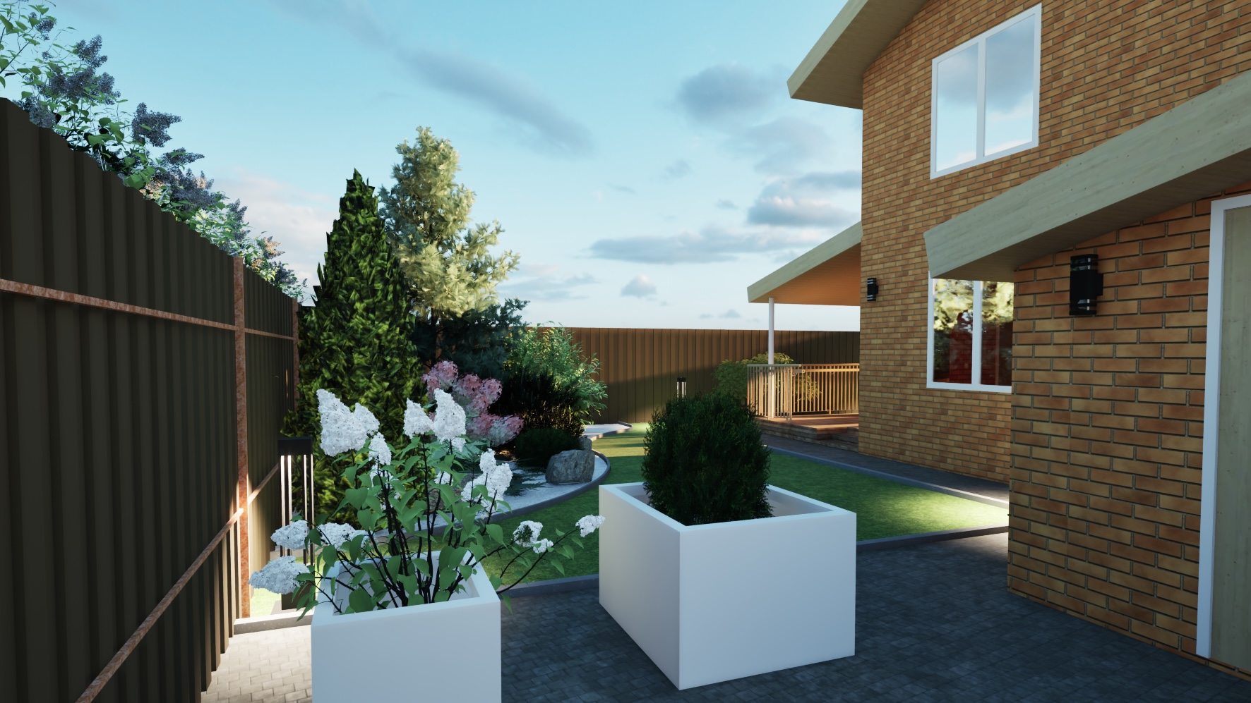 Ландшафтный дизайн 6 соток-3