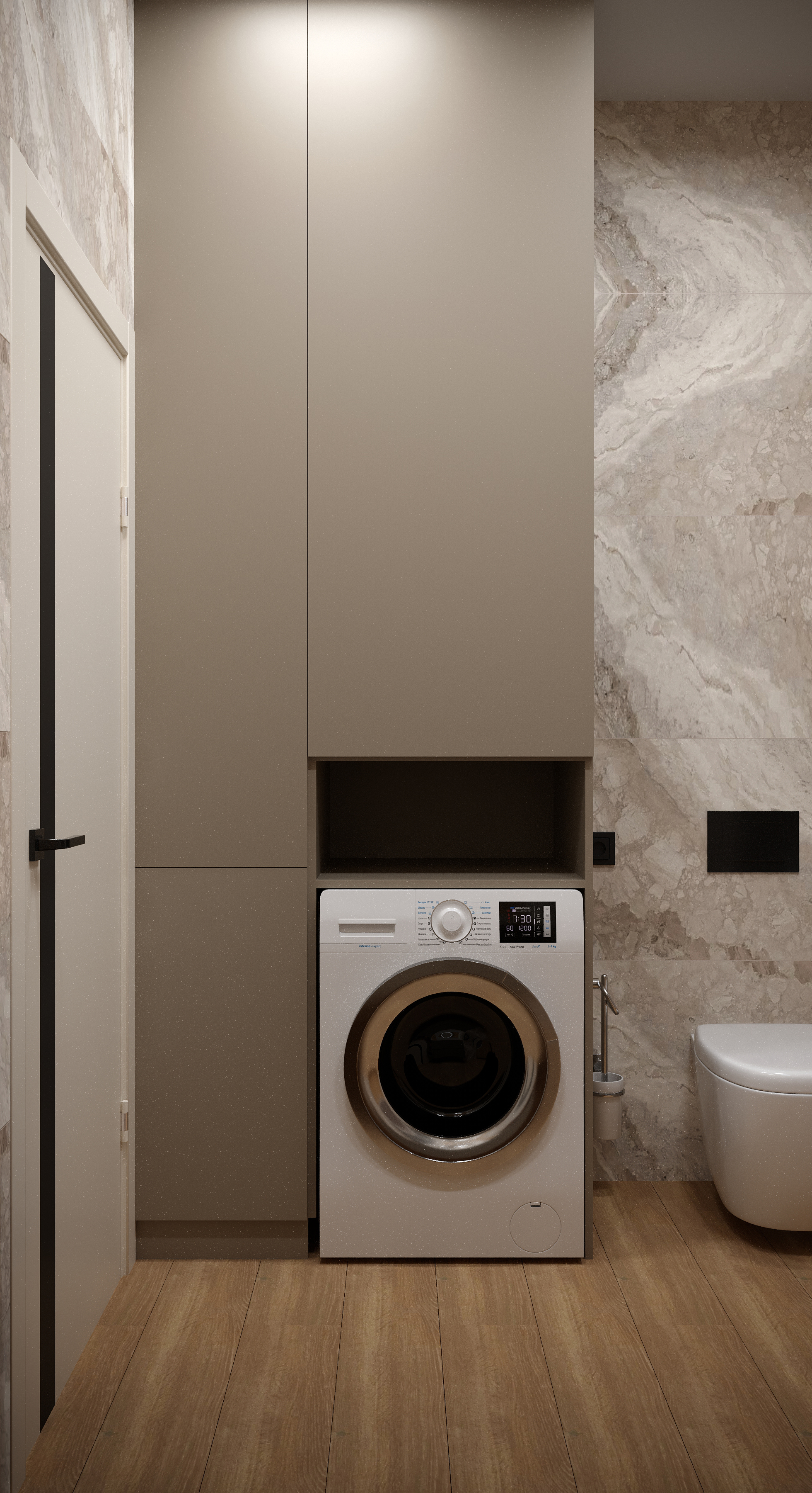 Flat project for the family with a teenager-24