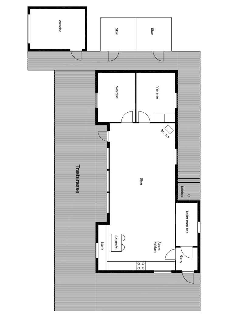 丹麦海滩附近经典凉亭的改造  RUM4-21