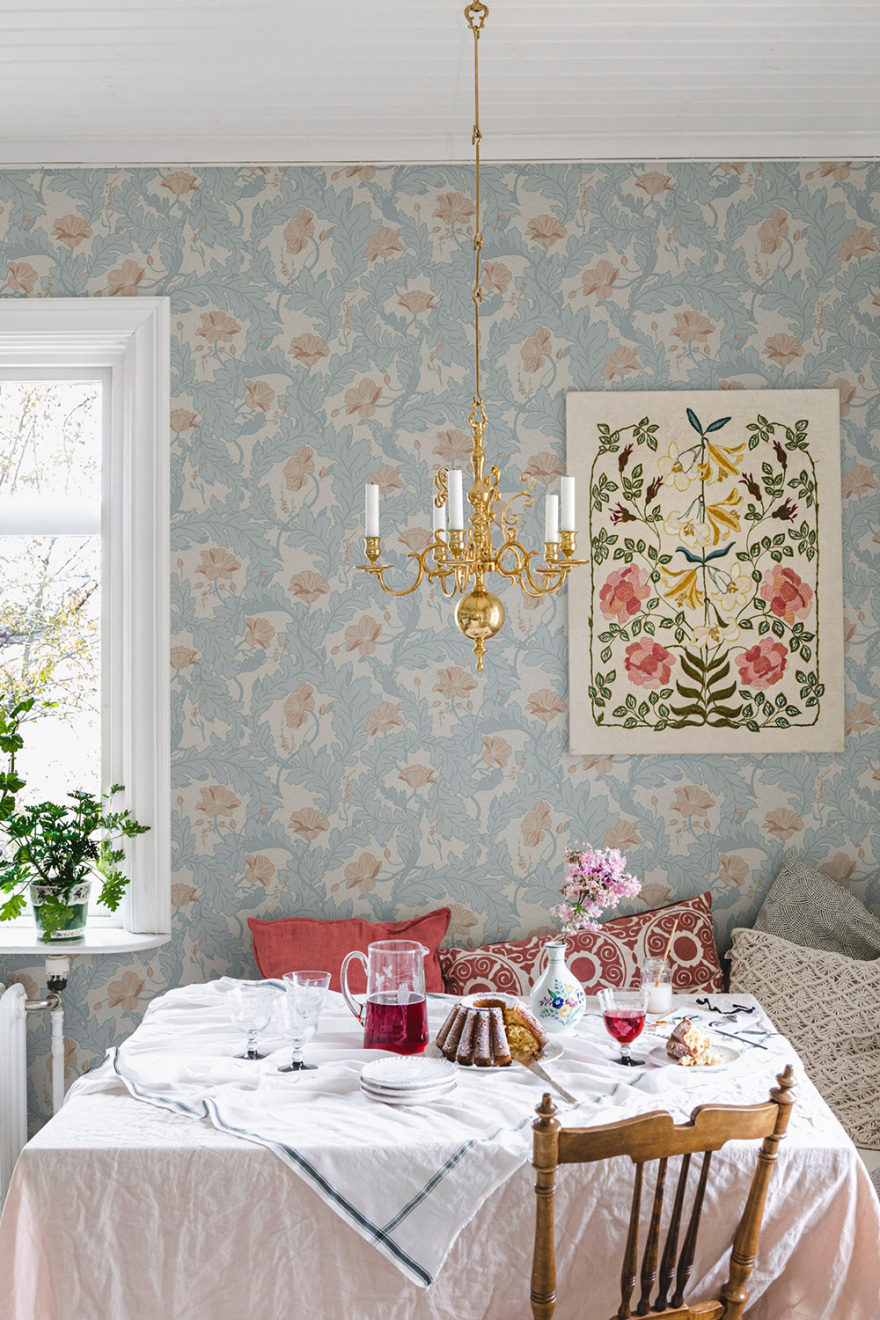 古堡洛斯达纹样解密 | Sandberg 推出全新斯堪的纳维亚壁纸-7