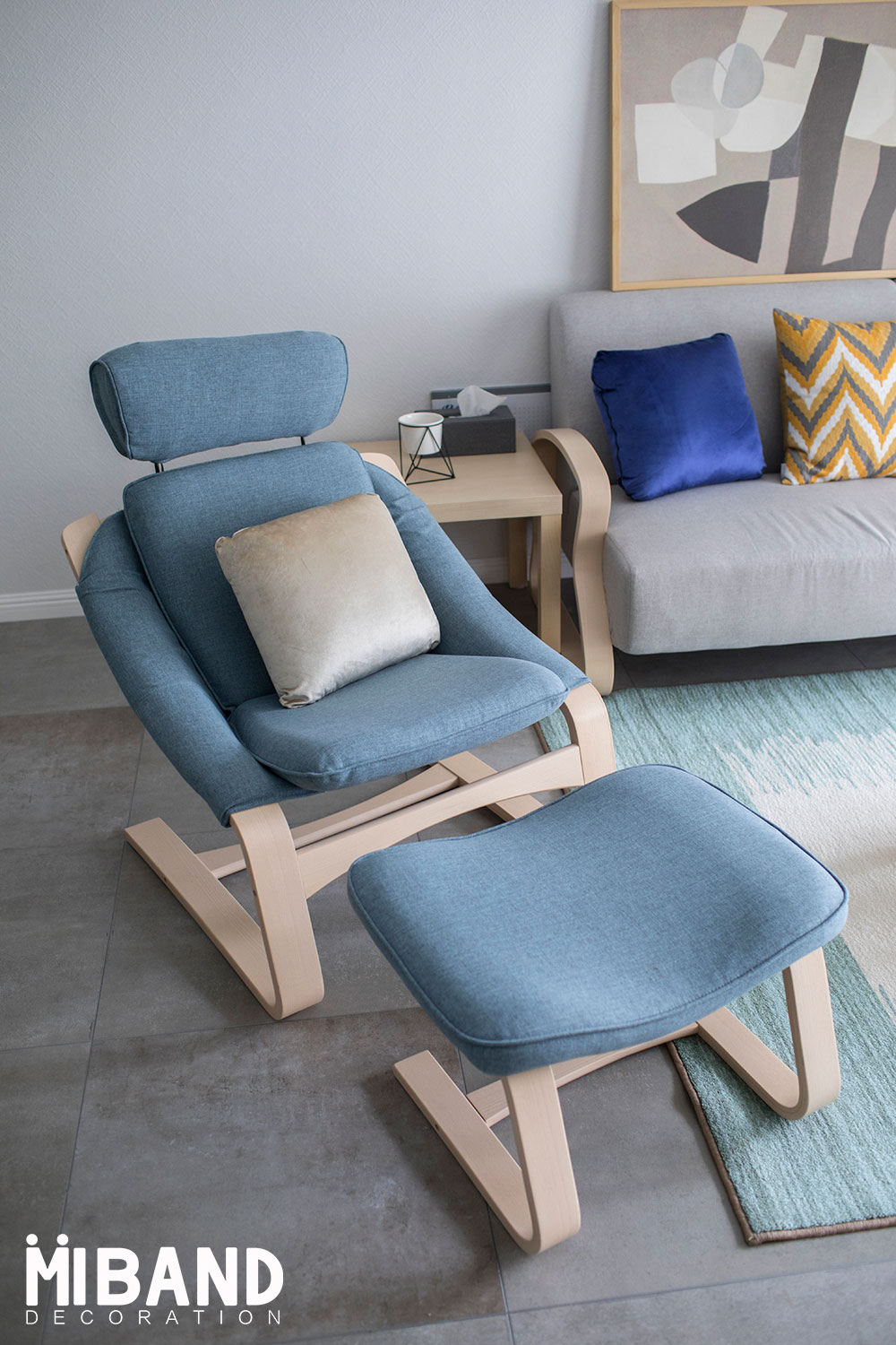 外滩一号：素·颜——88㎡北欧休闲风住宅  常州米邦装饰-10