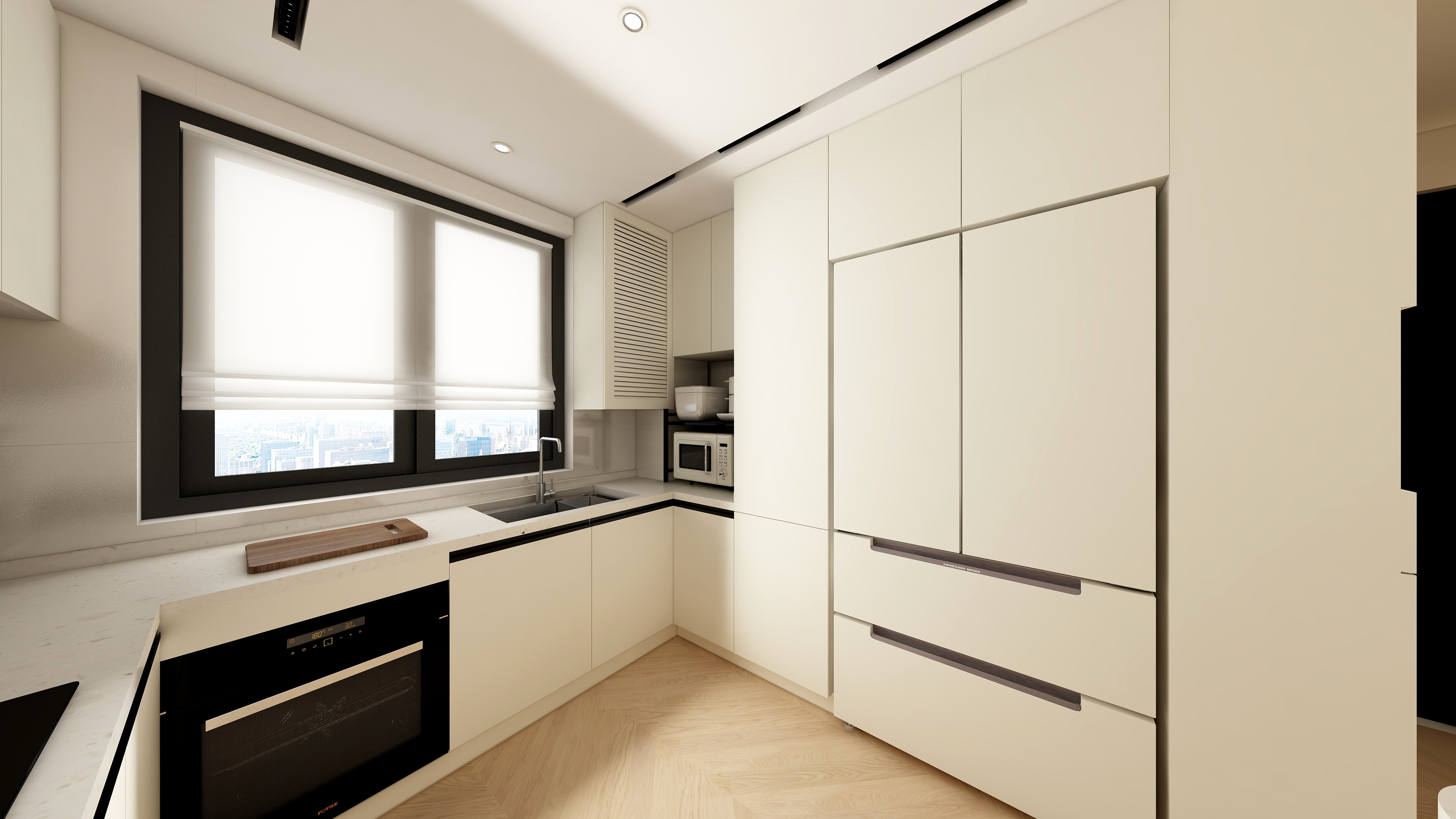 60M²原木奶油风两居丨中国上海-4