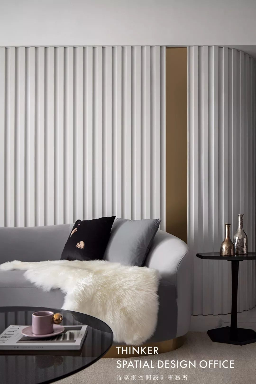 浪漫轻奢,曲线之美——141㎡华润翡翠城现代家居设计-33