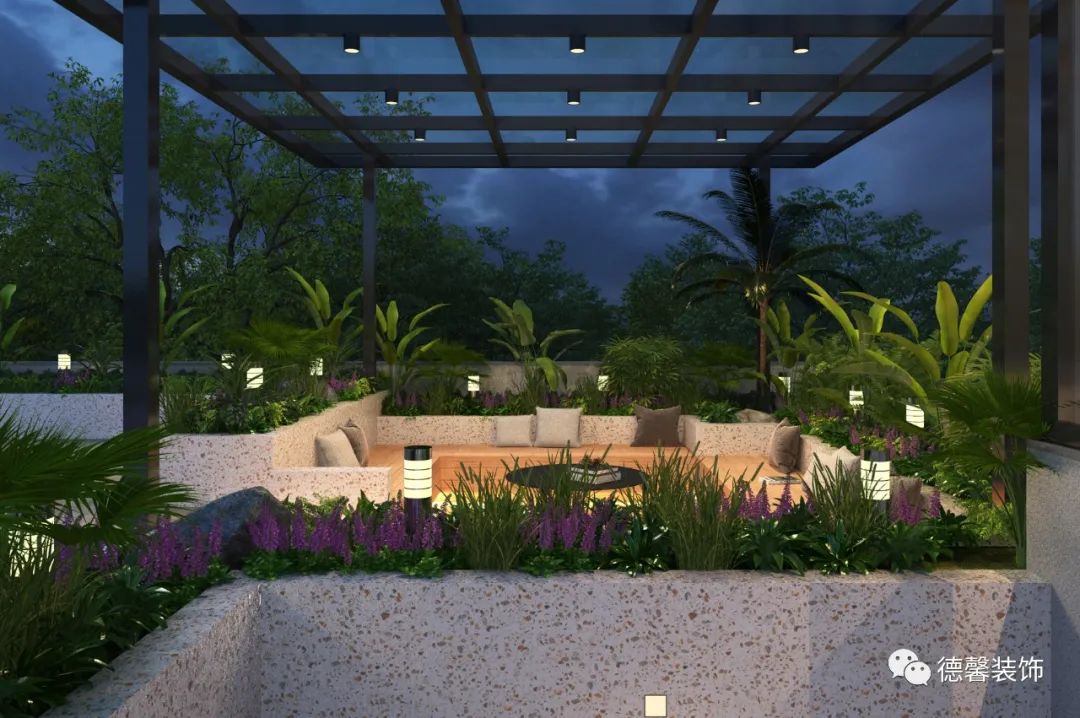 玖珑湖美式浪漫别墅丨德馨装饰-38