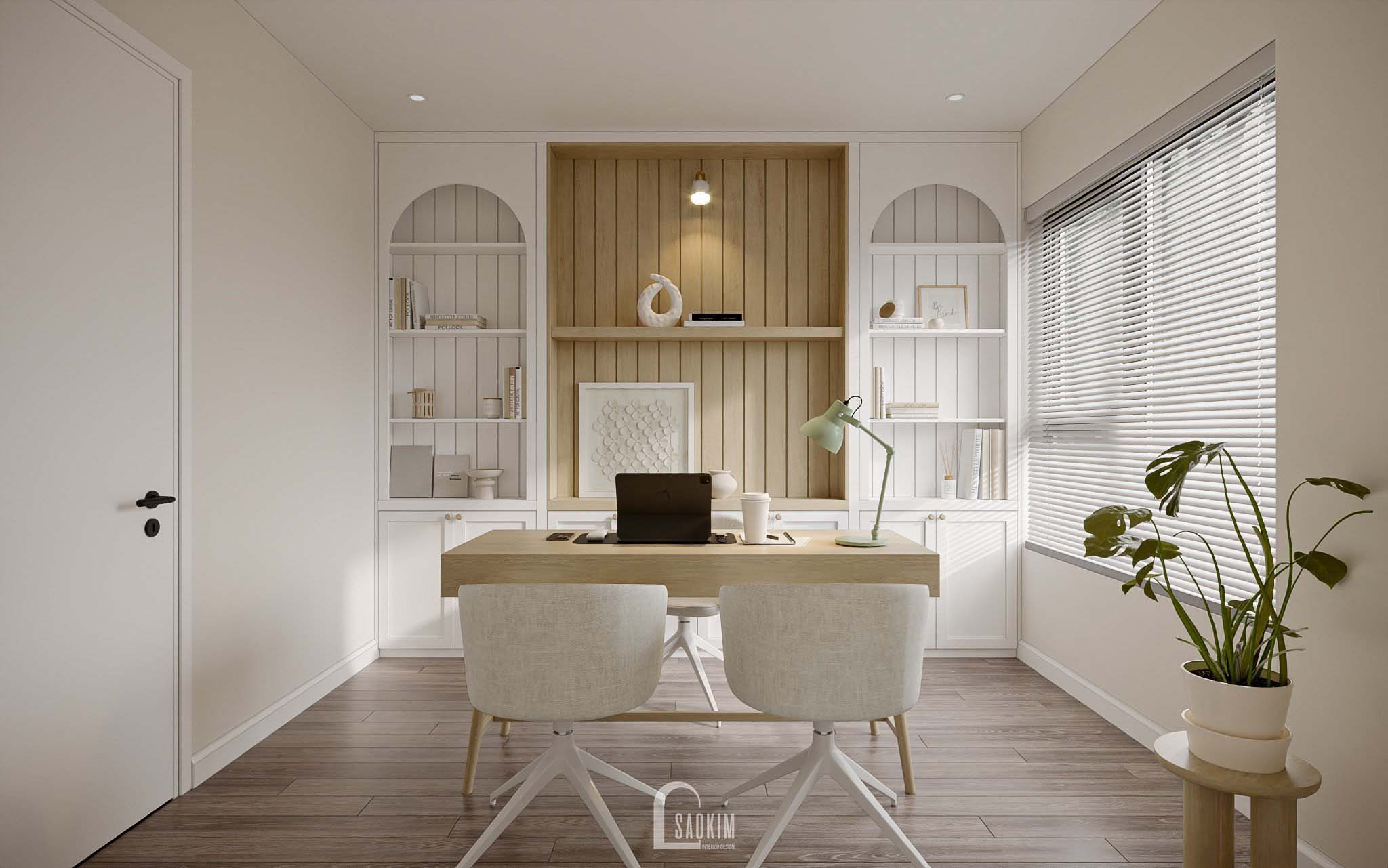 KoreanChic Style Apartment Interior-Vinhomes Ocean Park-16