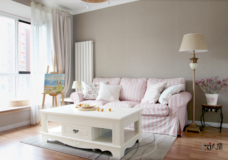 北京阎村乐活城 80 平现代美式家居,自由不羁的清新文艺风-8