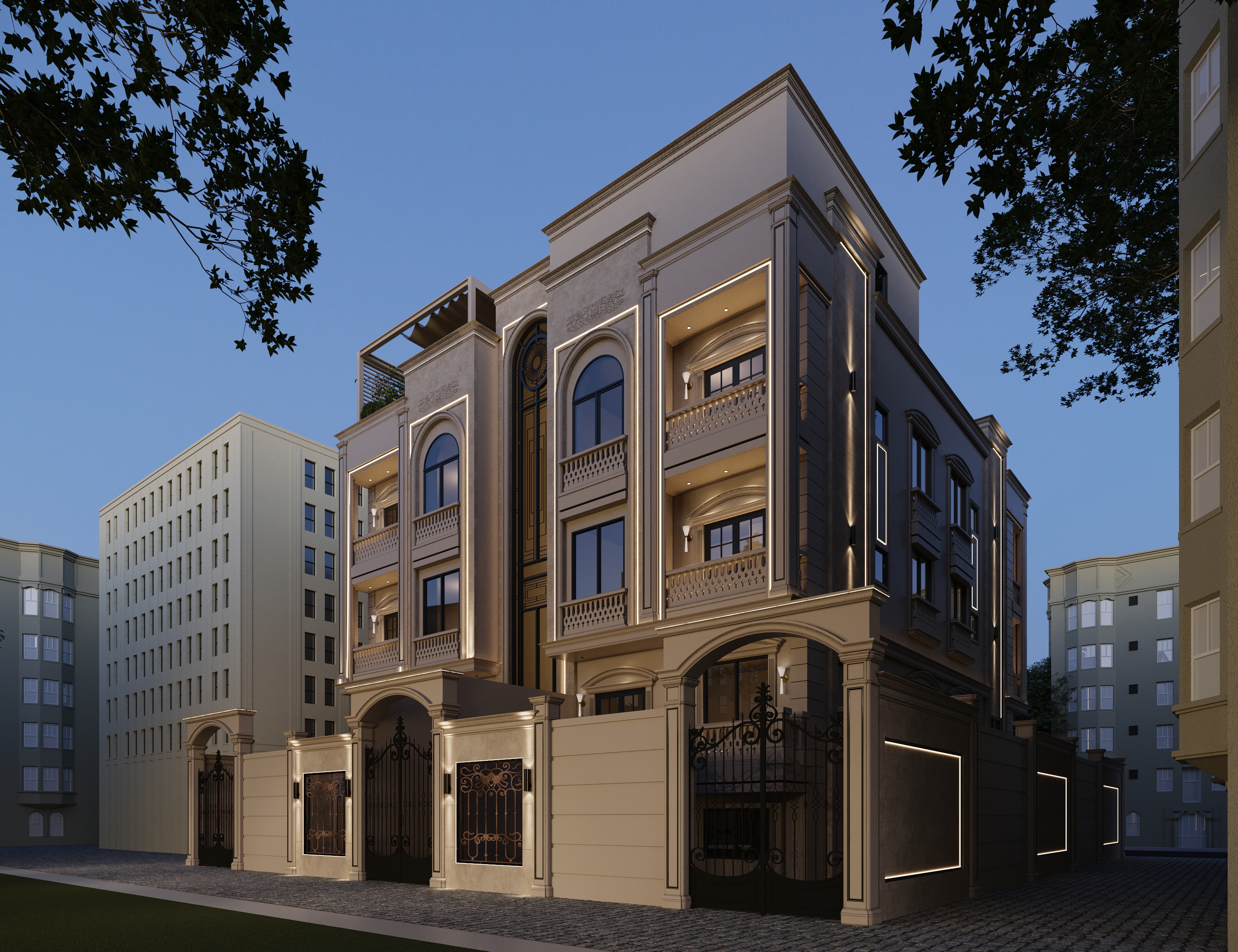 AL  Haram 95 公园住宅建筑设计及外立面设计-13