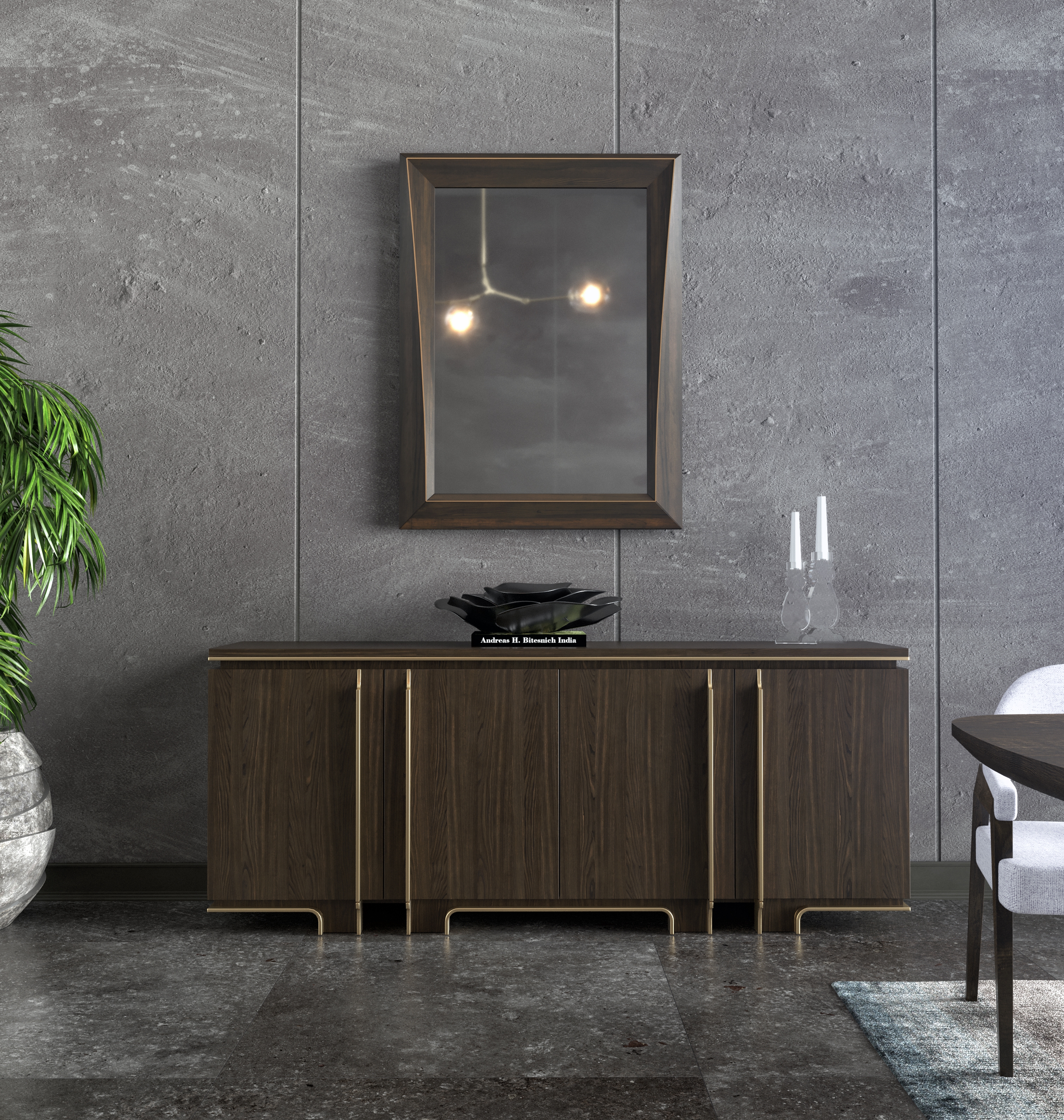 3d renders chairs, sideboards and tables-2