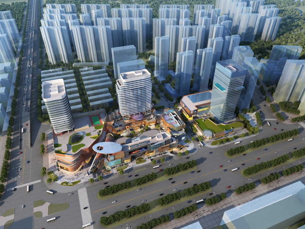 多彩新购物区欢乐城在建中-36