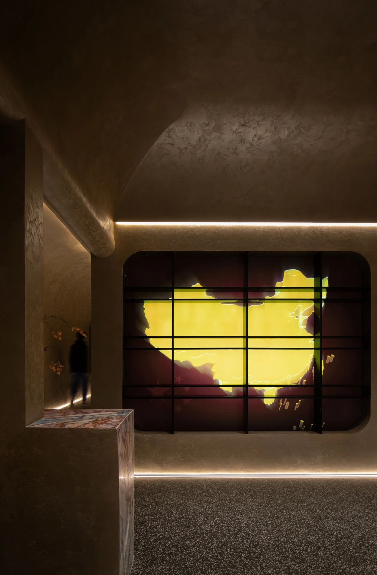 鹏 club · 山水庭院般的餐饮空间丨中国济南丨易昂设计-17