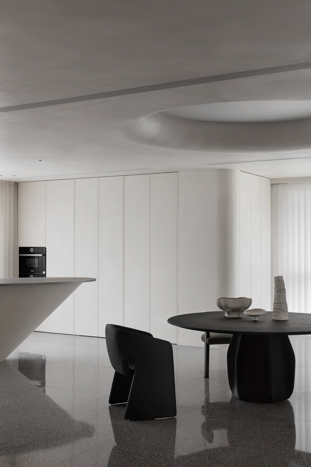 380㎡极简大平层丨辰佑设计,颜青软装-29