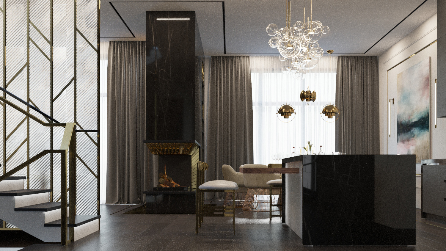 ЖК Берег Столицы 481м² таунхаус设计丨бюро ARXY-11