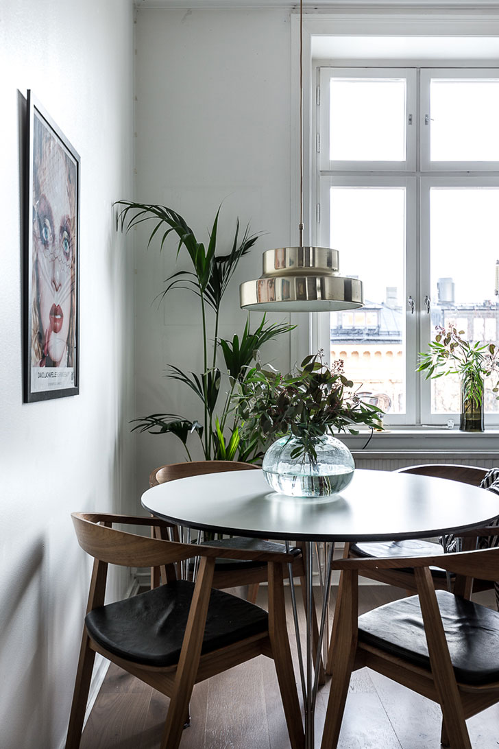 斯德哥尔摩时尚公寓 | 植物与画作打造的温馨空间-14