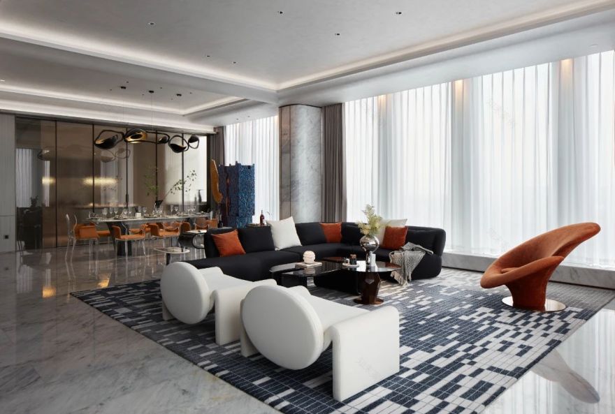 融泰云臻大平层样板间丨中国杭州丨郑仕樑室内设计(苏州)有限公司-20