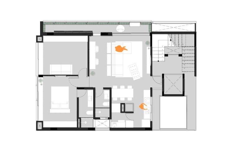 巴西圣保罗的现代舒适公寓设计-26