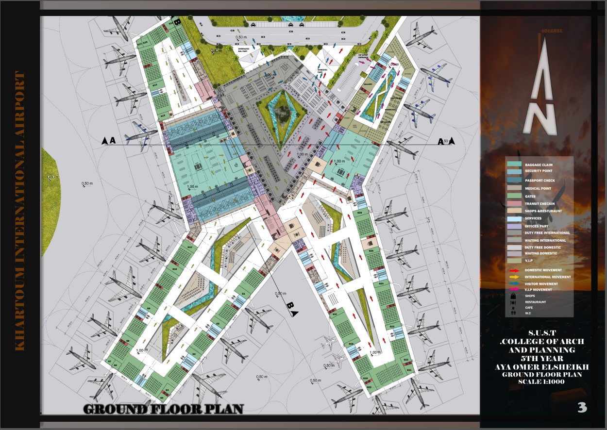 Graduation project - Khartoum international airport-3