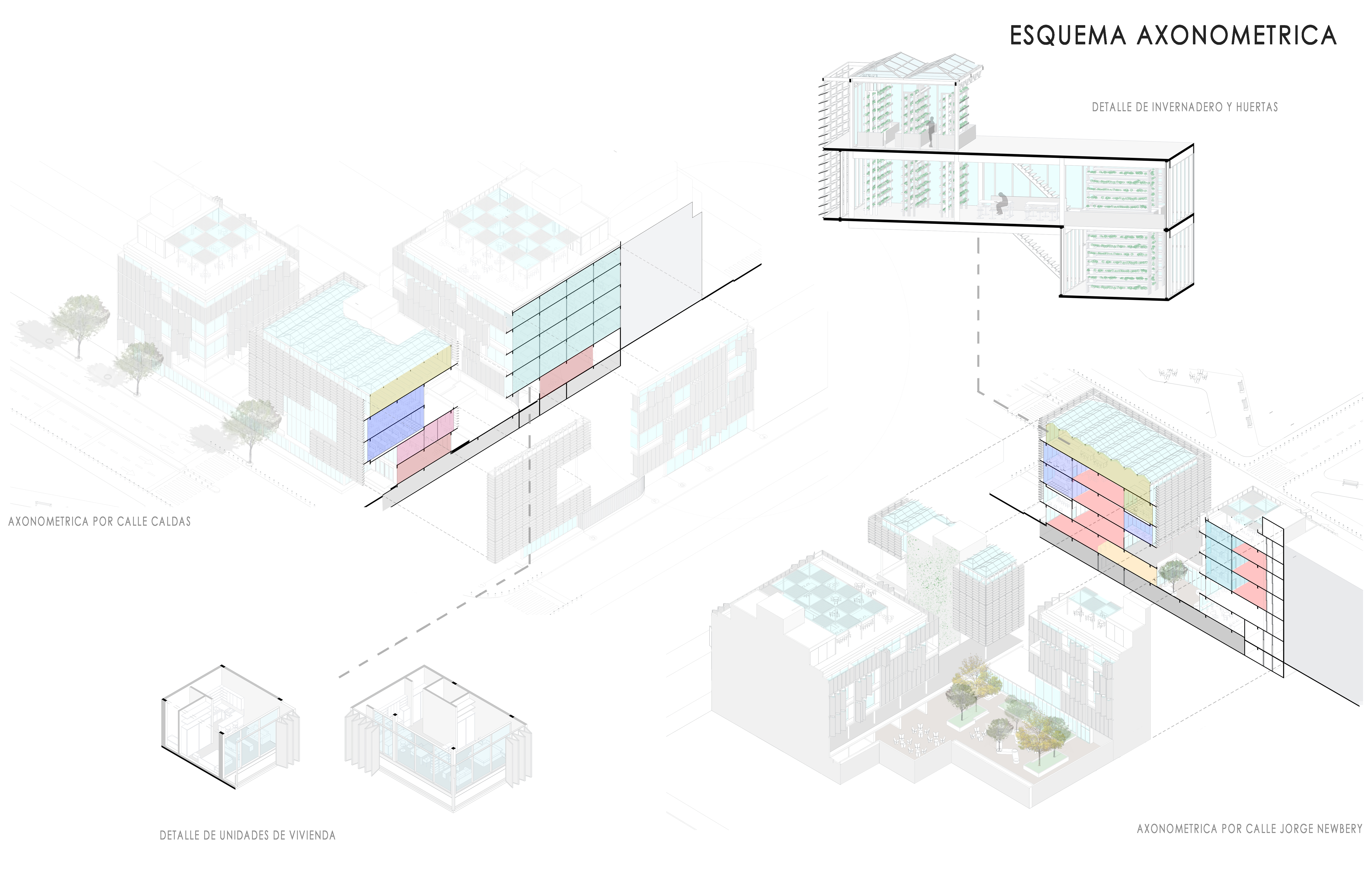 AXONOMETRICAS, ESQUEMAS Y CORTES-3