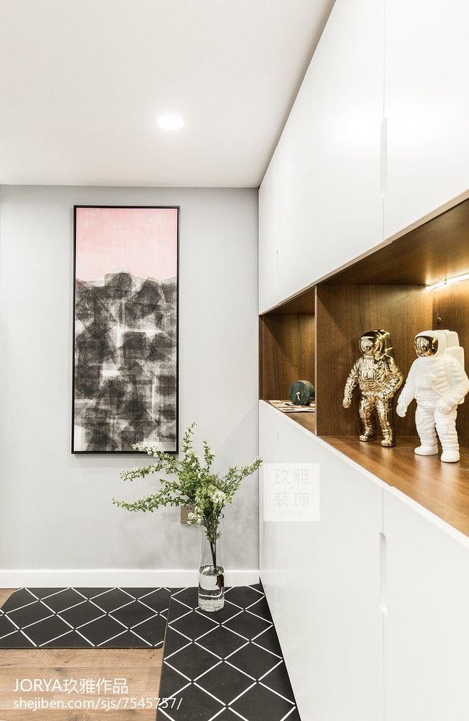 6万元三居85平米装修案例-19