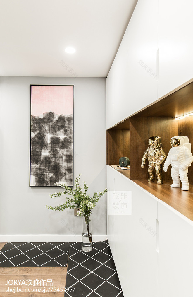 6万元三居85平米装修案例-19