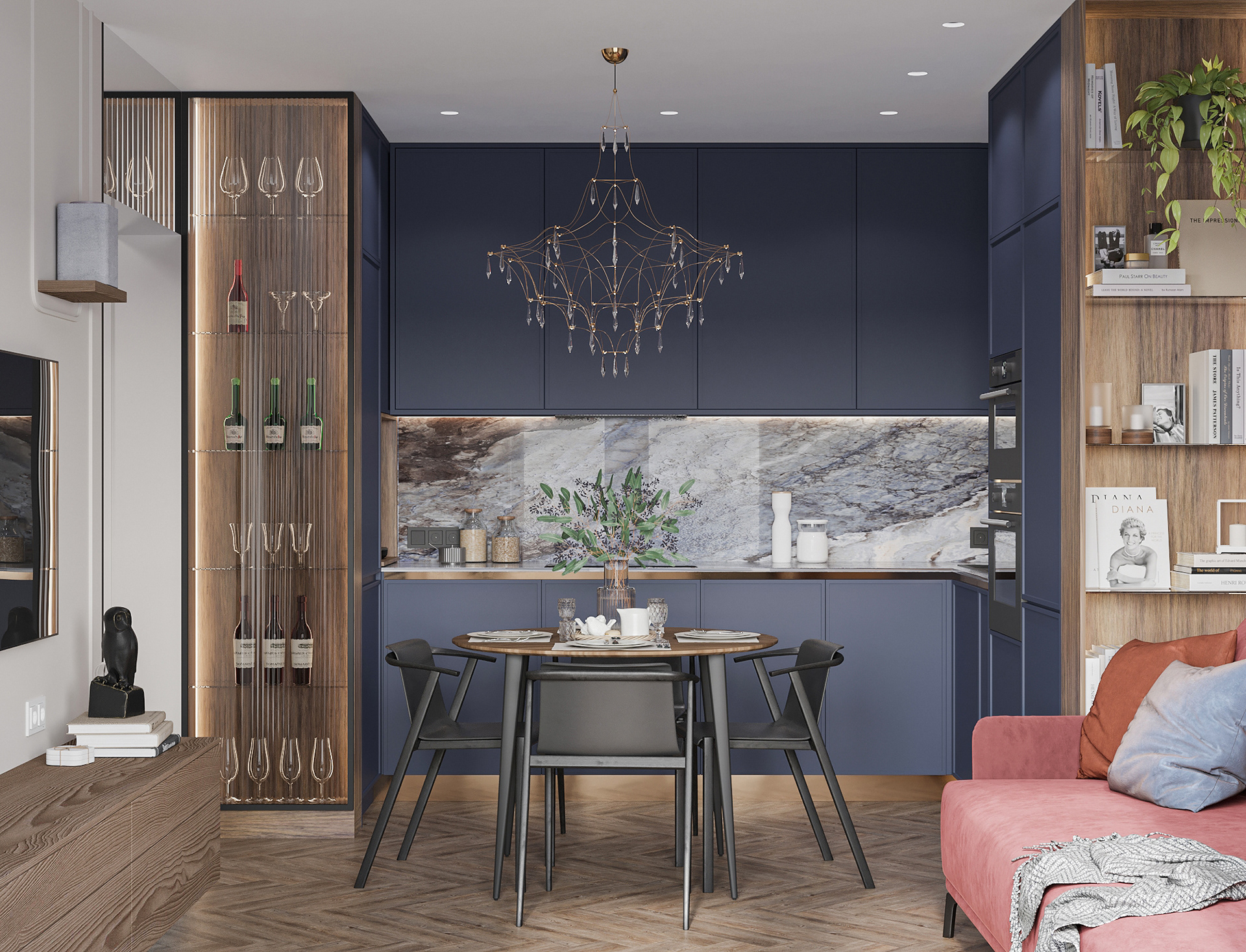 Code name "Hogwarts". Kitchen and living room-2