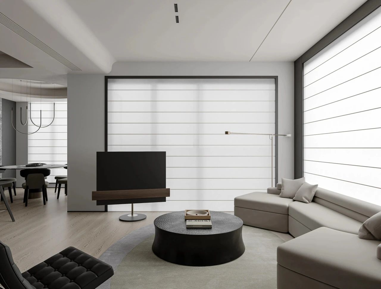 悬浮式电视背景墙设计-0