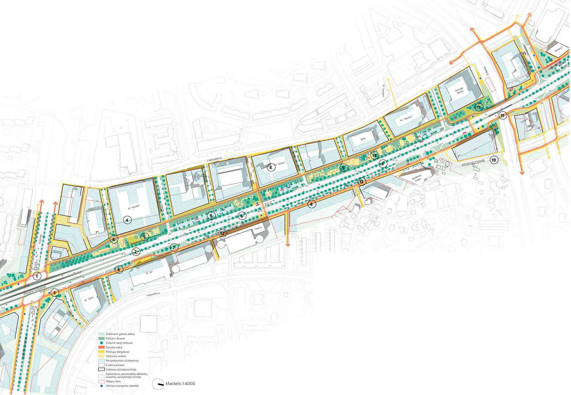 Ukmergės街道及公共区域愿景规划丨立陶宛维尔纽斯-12