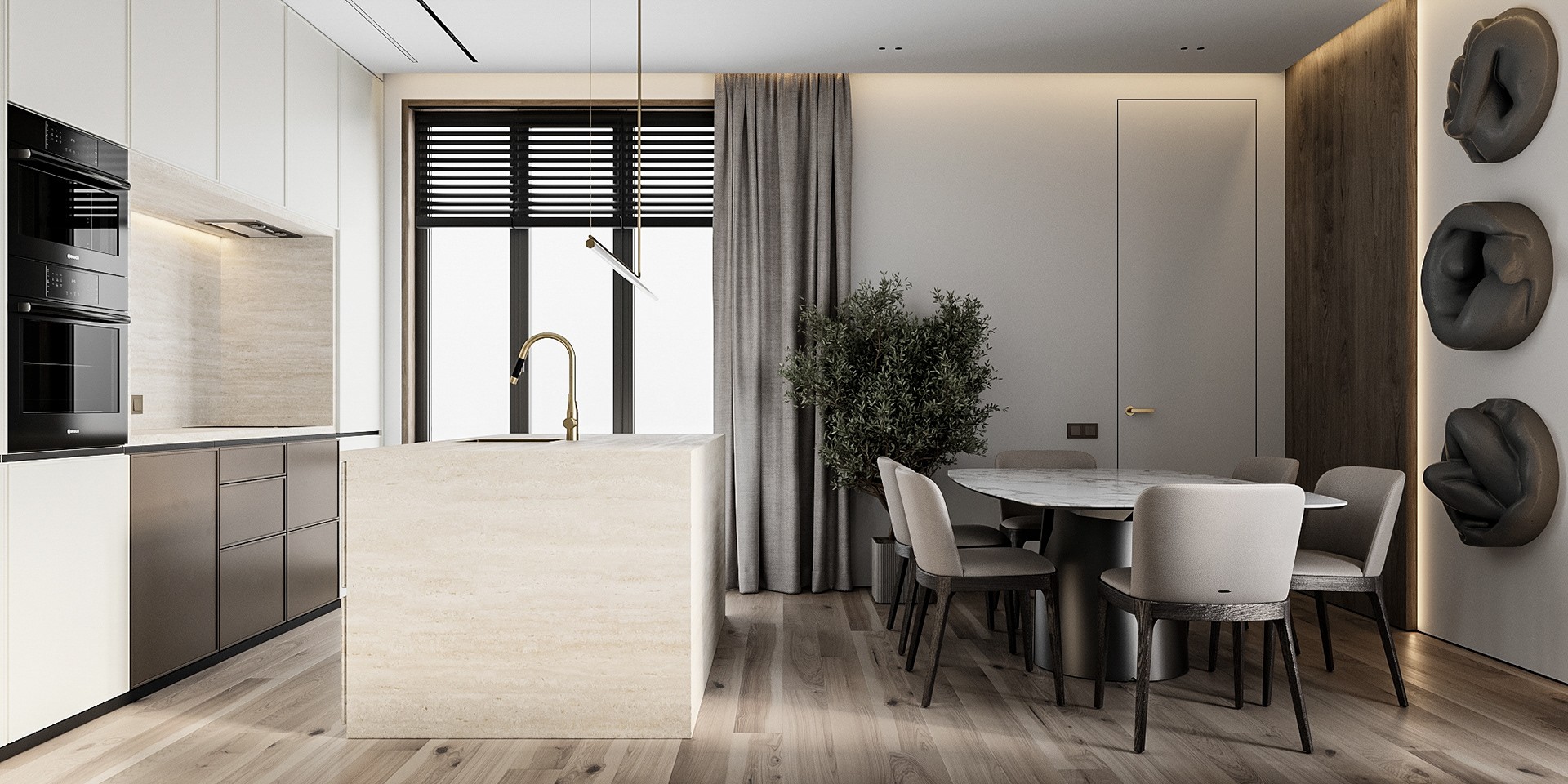 高级灰色系住宅设计-5