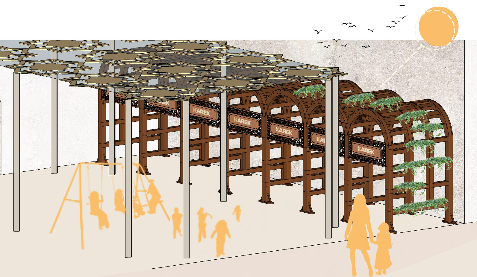 ميت عقبة 地区 ساحة الغريب 广场重新规划-7