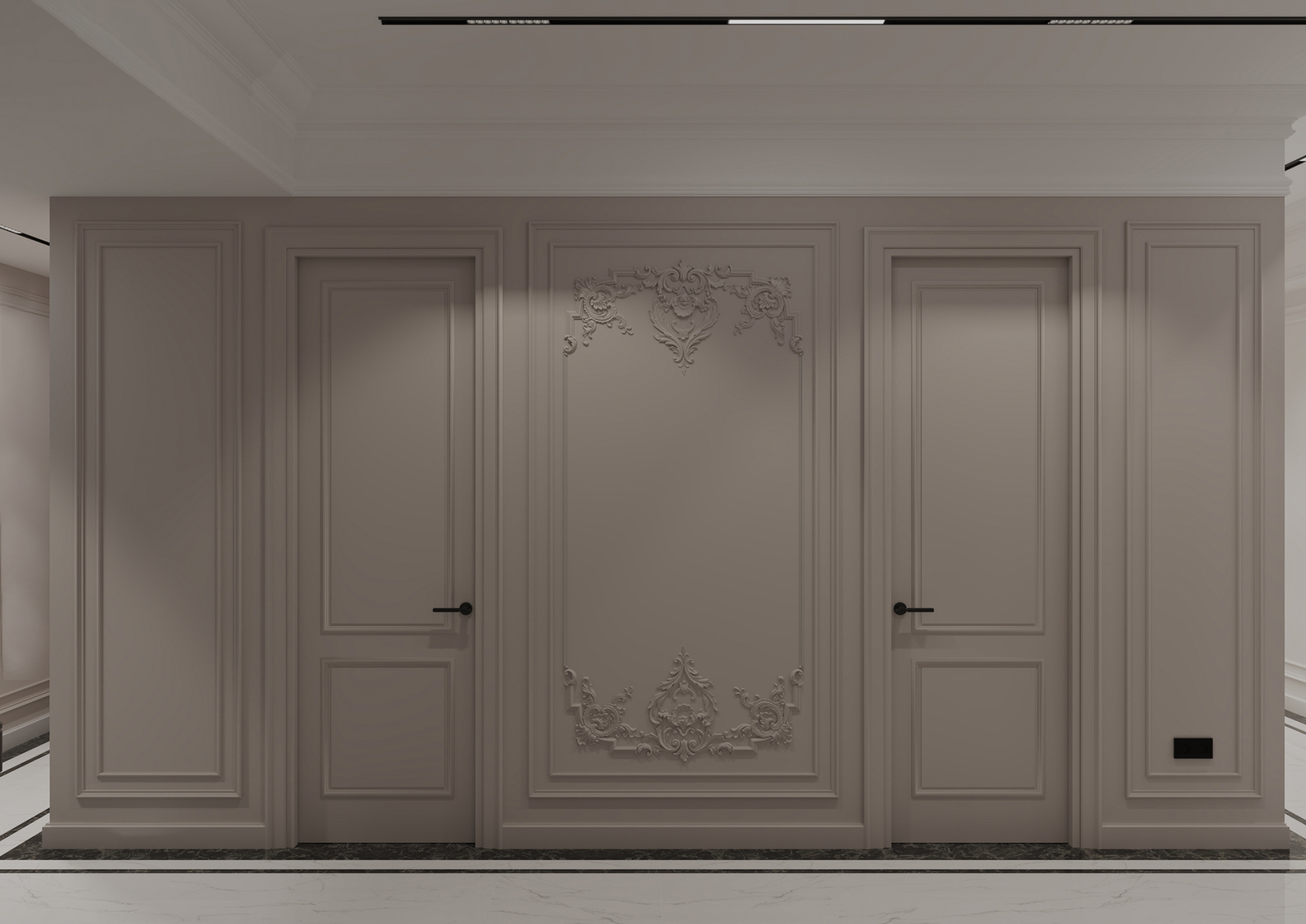 Neoclassic apartment design-10