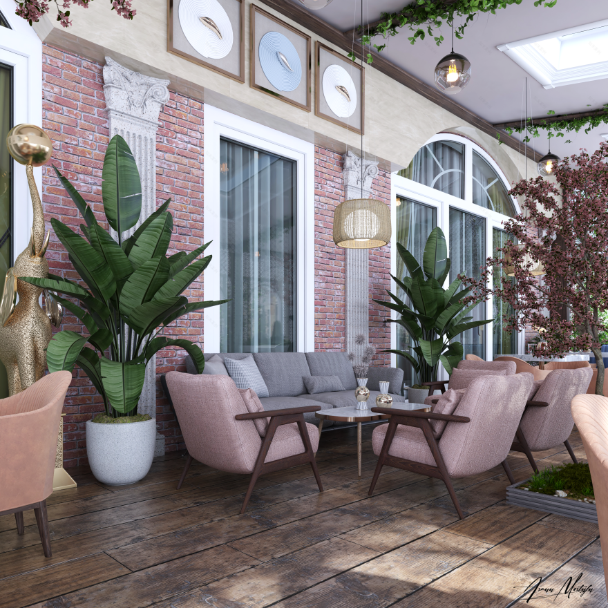 Barraha 酒店露台设计丨卡塔尔多哈丨室内设计师 Asmaa Mostafa-14