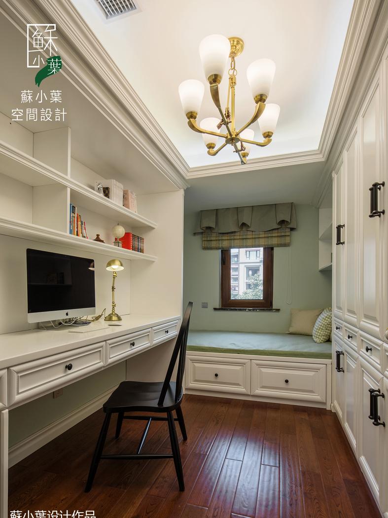 美式奢华空间,旋转楼梯与多元儿童房设计-20