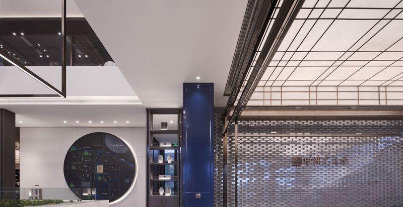 嘉兴中洲花溪地售楼处 | 光与影中的江南意境-8