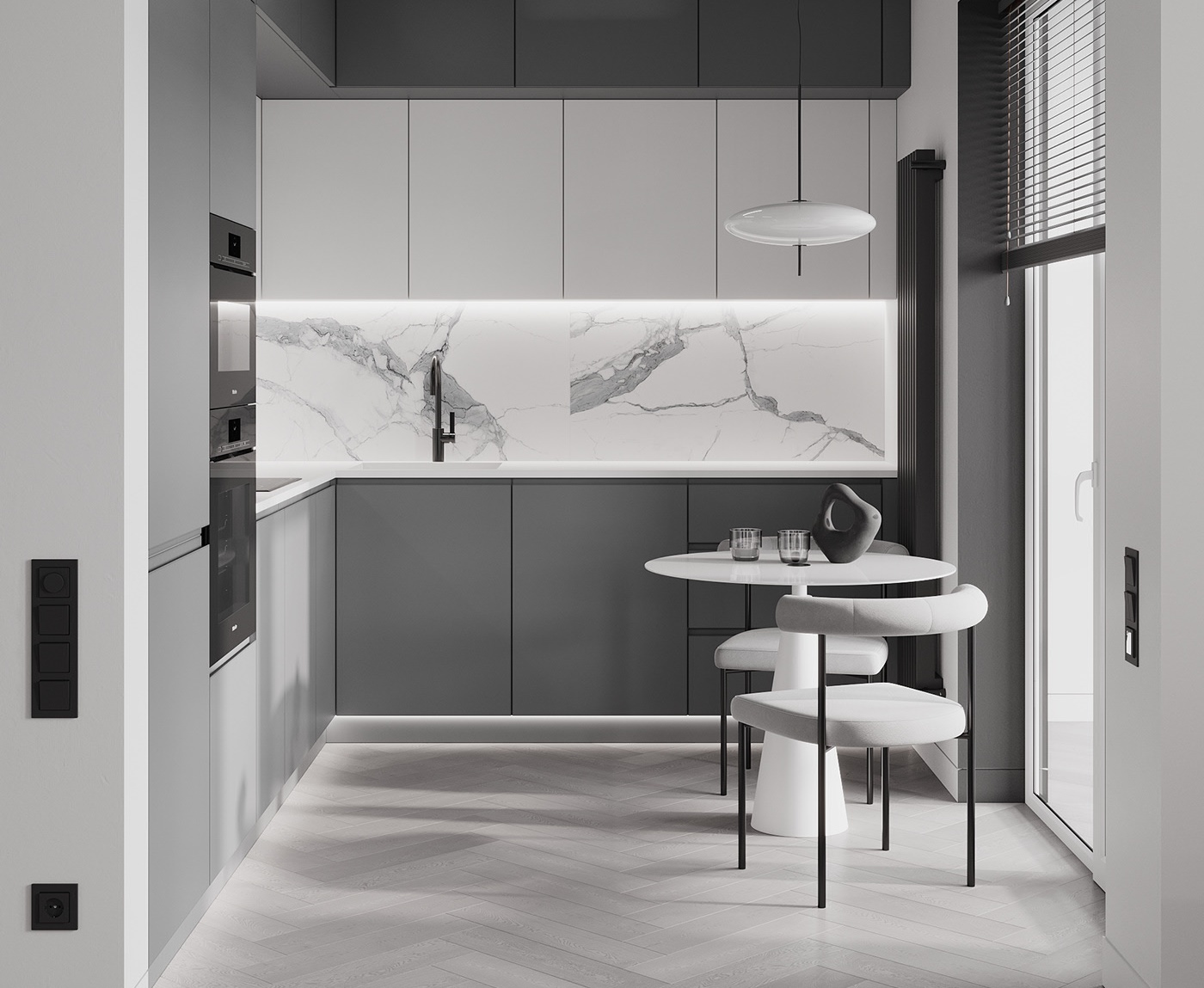 浅色系公寓设计 美的好高级！-14