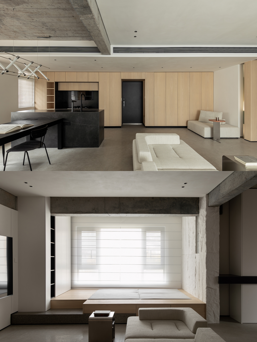 145㎡裸梁侘寂风-0