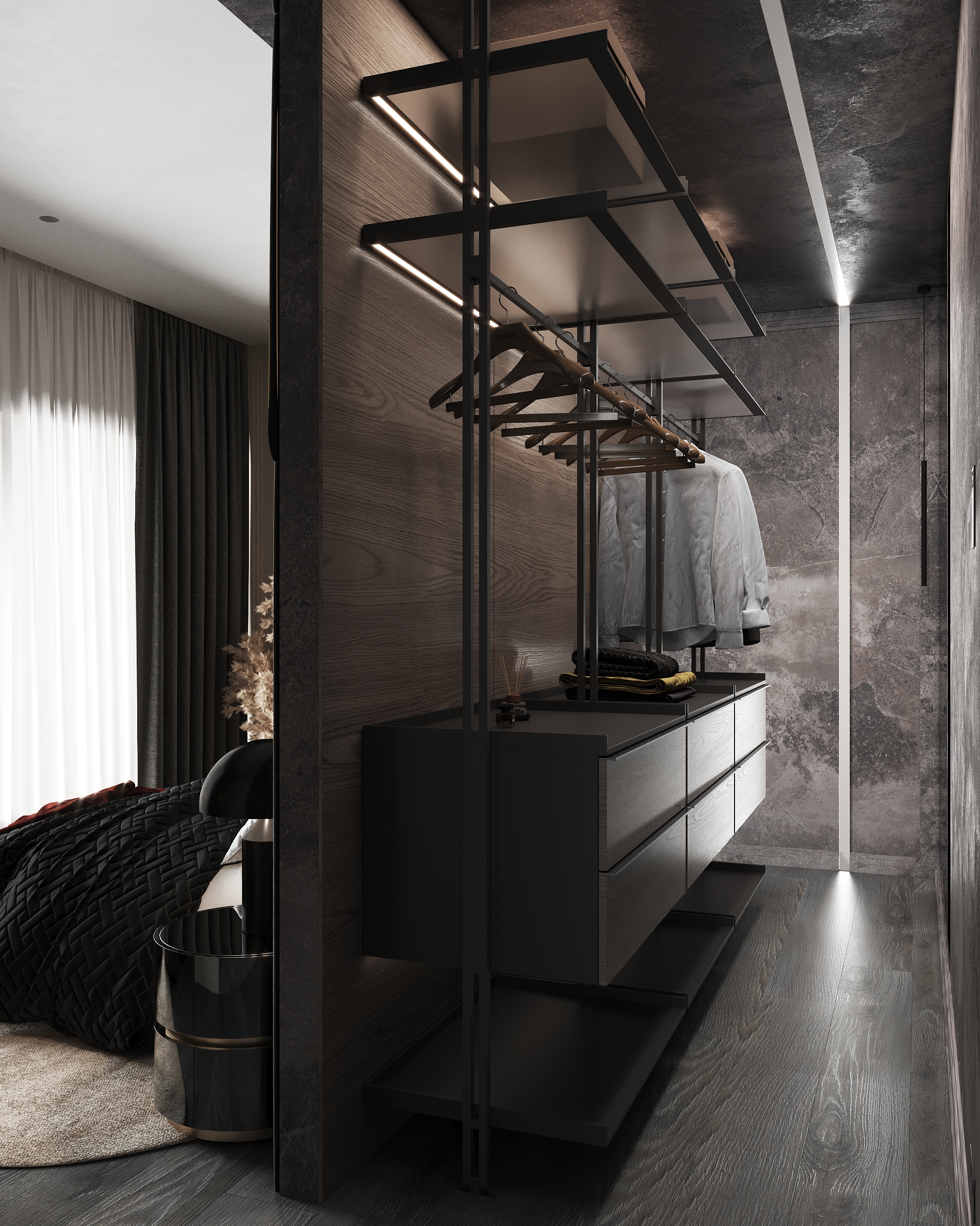 海蓝宝石公寓（因flat常见有公寓之意，结合AQUAMARINE（海蓝宝石）推测可能是公寓名称，具体需结合实际语境） 丨safonovinterior-25