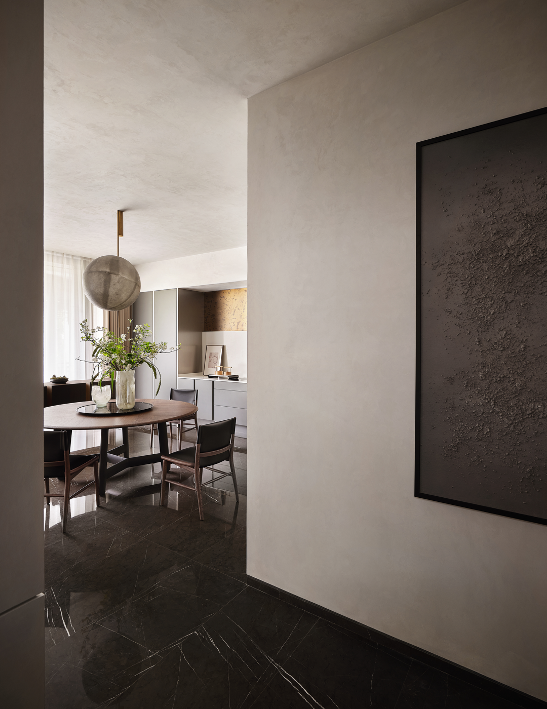 银杏汇湘湖天境 新中式挑空别墅丨中国杭州丨H.N.LIN空间美学馆-33