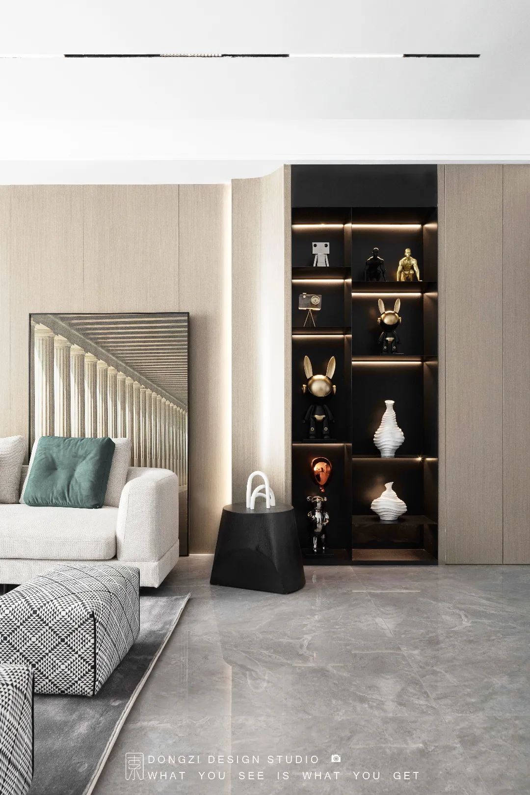 《栖》 现代极简艺术住宅设计丨东子设计事务所-19