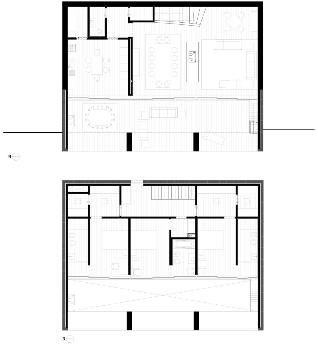 葡萄牙双层混凝土门廊住宅，原生韵味与精致设计完美融合-20