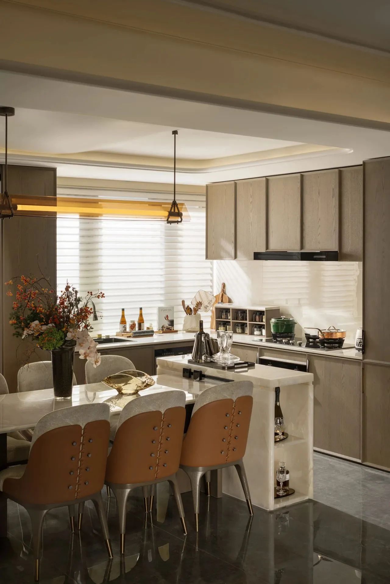 122·3㎡山湖雅奢样板间丨中国福州丨北京栋三尺设计有限公司-41