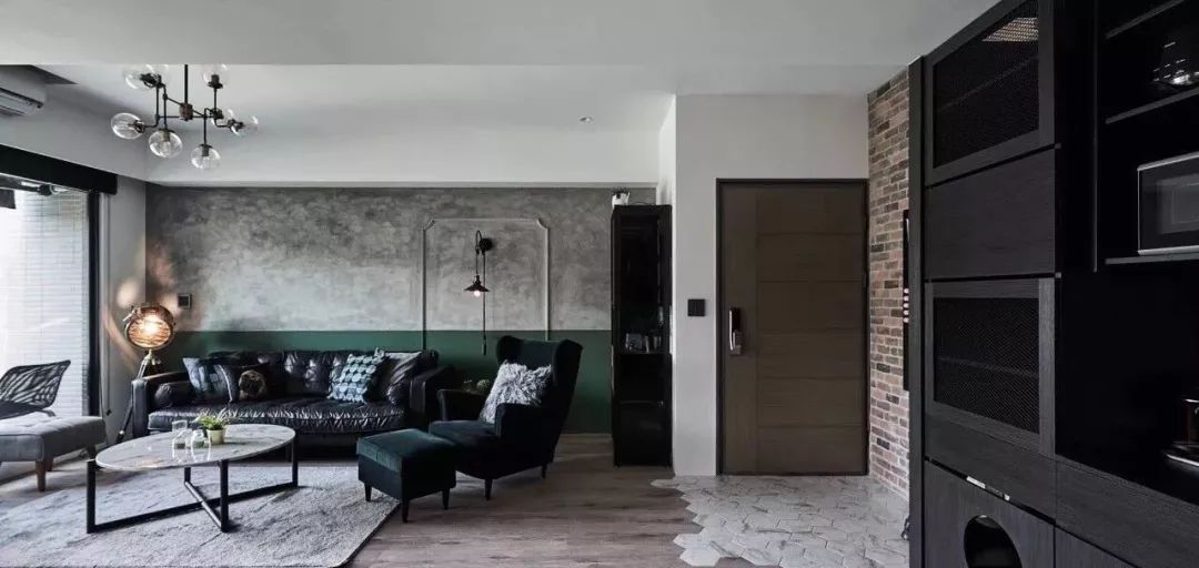 73㎡工业北欧混搭风,粗犷随性与简约优雅的完美结合-5