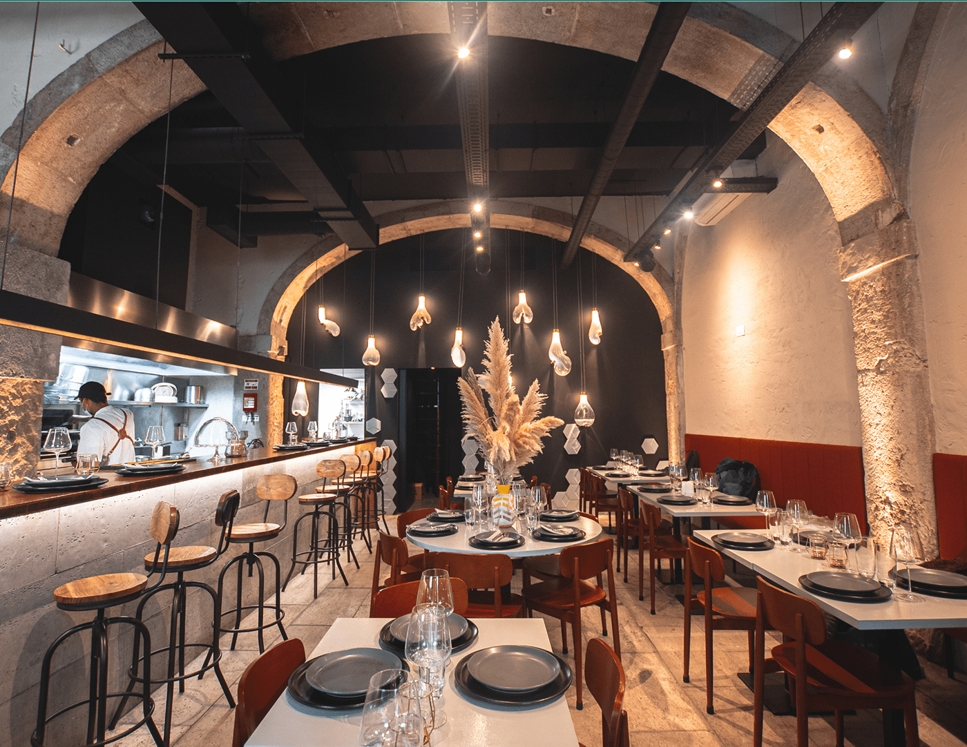 Anastasiya Gushchina丨西餐厅丨Restaurant Interior Design Portfolio-3