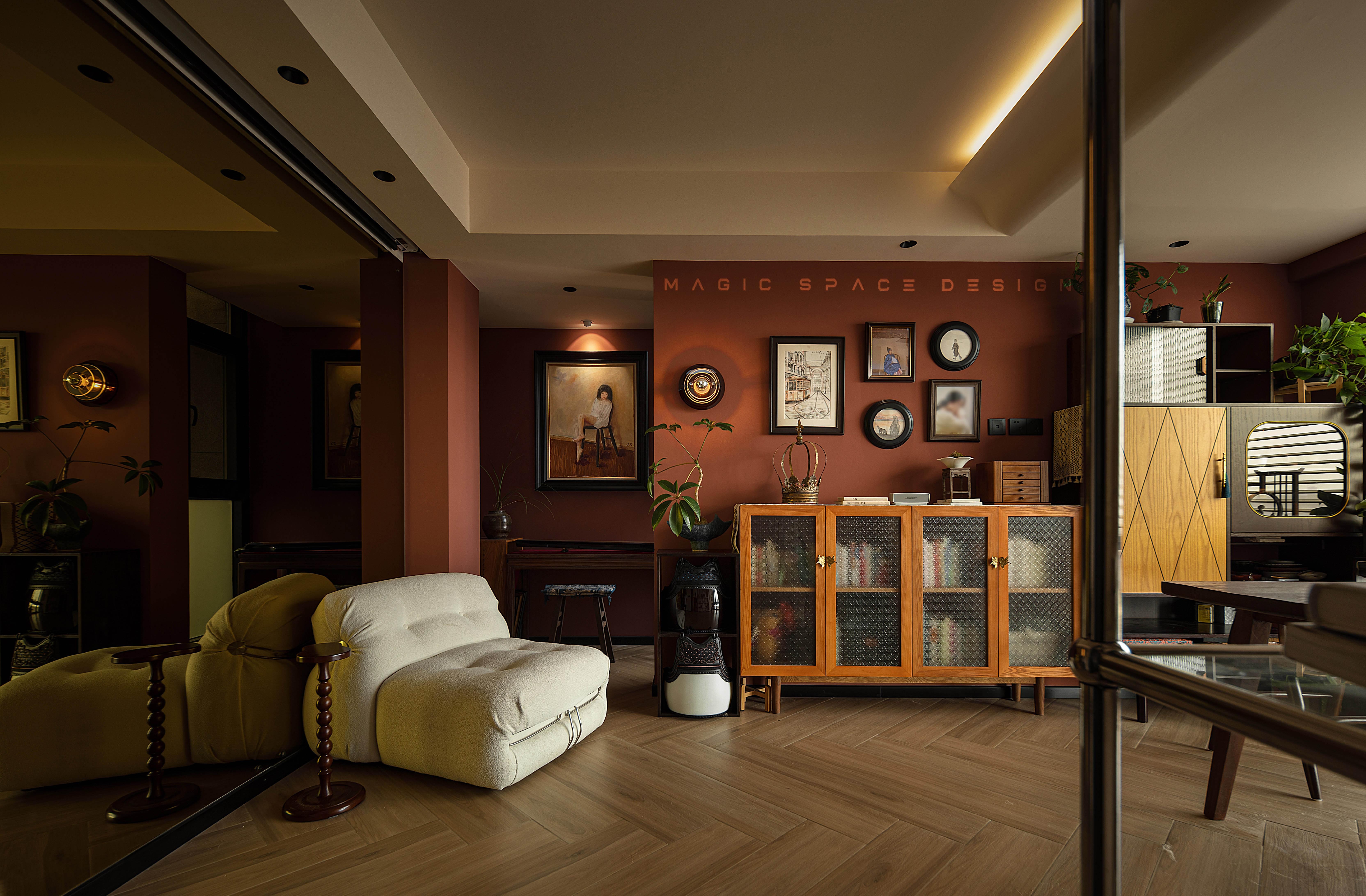 花窗玻璃的现代诗意 · 79㎡百川一居室设计丨百川设计-27