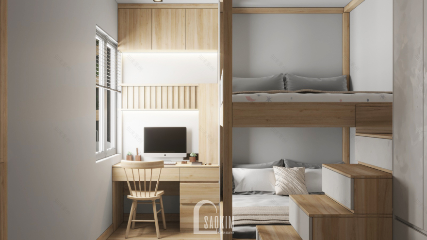 Vinhomes Ocean Park 公寓设计丨越南河内丨Sao Kim 室内设计公司-13