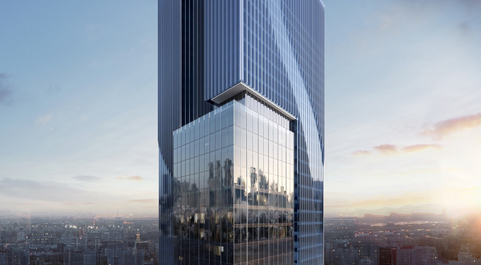 山水光影·四川宜宾高铁站双子塔设计-23