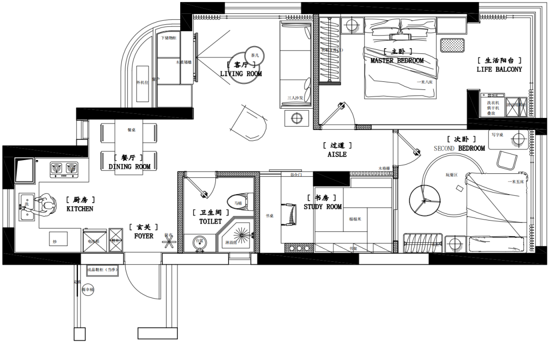 和风 · 90 后大男孩的温馨小窝丨铭品装饰-35