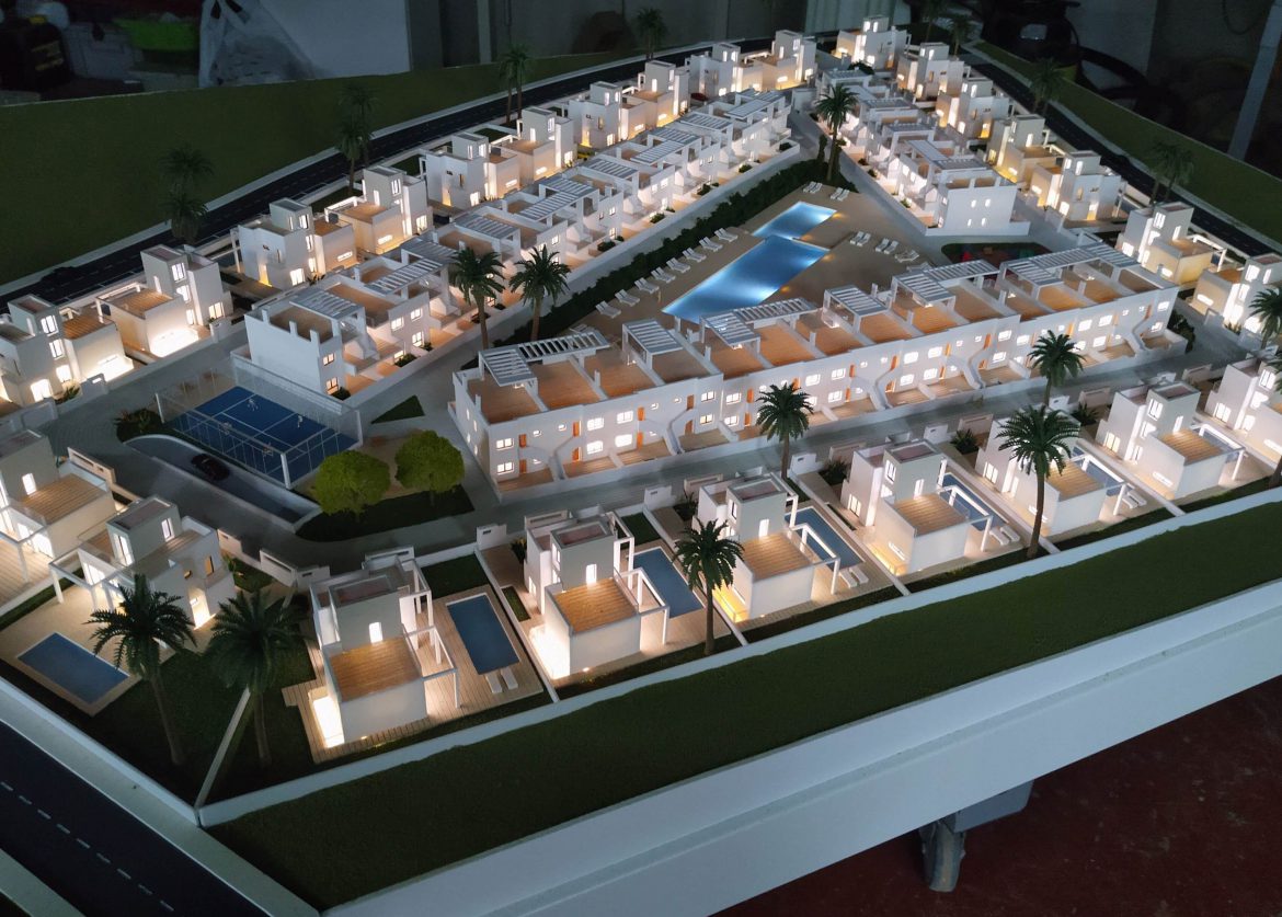 Benidorm城市规划建筑模型-7