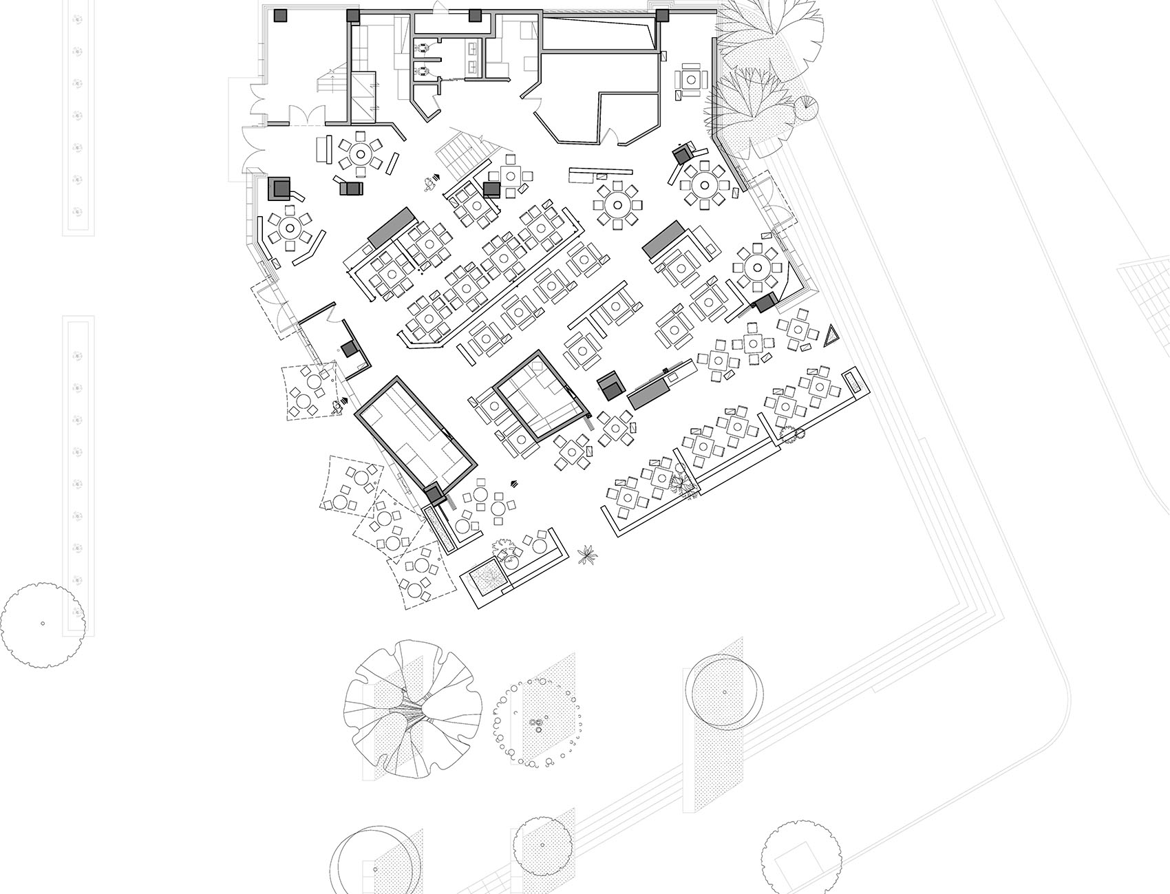 街边的绿色伞棚 · 五里关麓坊店 · 凡筑ArchFAN丨中国成都丨凡筑ArchFAN（成都凡筑建筑设计事务所有限公司）-87